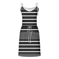 thumbnail image 4 of Taylonsss Womens Casual Dress Sleeveless V Neck Print Short Spaghetti Strap Summer Casual Outfit, 4 of 5