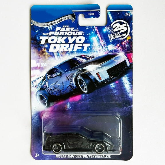 HW 2025 Silver Series Fast & Furious Tokyo Drift #1 Nissan 350Z Custom / Pensonnalise