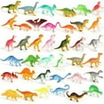 thumbnail image 1 of 39 Pack Mini Dinosaur Figure Toys  Plastic Dinosaur Toy Set Including T-rex  Stegosaurus, 1 of 7