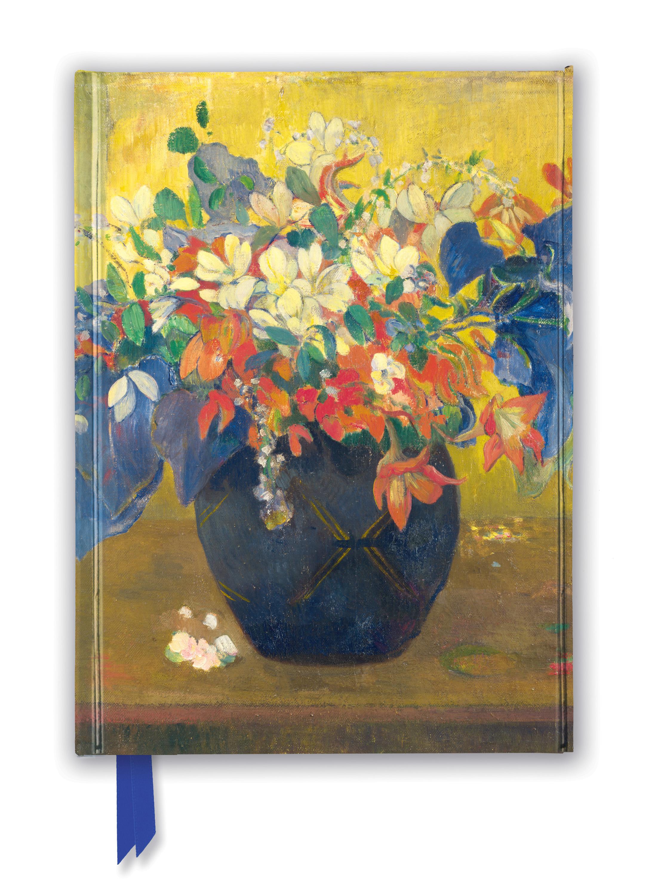 National Gallery A Vase of Flowers by Paul Gauguin (Foiled Journal