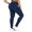 Add Fleece(Navy), variant on Women Winter Thermal Workout Yoga Pants with Pockets Fleece Lined Leggings