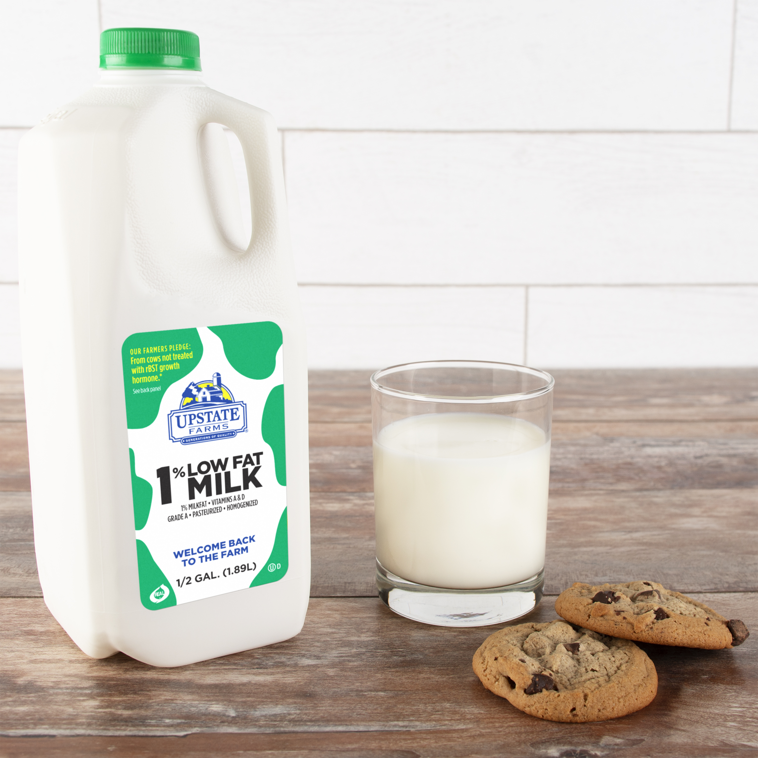 UPSTATE FARMS 1% Low Fat Milk, 64 Fl Oz