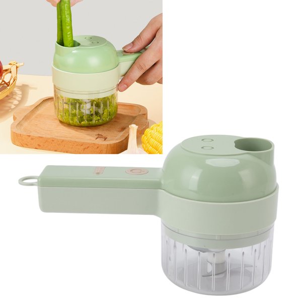 Picadora De Ajo, Picadora De Mano Con Carga USB, Puerto De Alimentación Abierto, Cuerpo Impermeable, Cuchilla De Acero Inoxidable, Picadora De Alimentos
