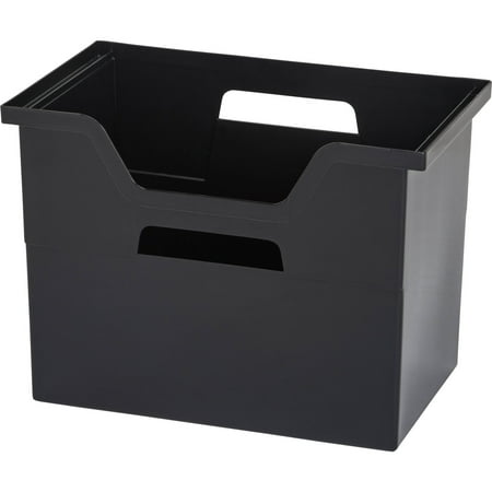 IRIS USA Small Desktop Clear File Box 