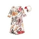 FAROOT Nouveau-Né Fille Sleepbag Floral Couverture Emmaillotant Robe Sleepbag Bandeau – image 1 sur 8