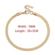 thumbnail image 1 of Blade Snake Chain Anklet For Women Width 3/4/5mm Gold Color Foot Bracelet On Leg Stainless Steel Chain Beach Accessories Jewelry, 1 of 5