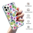 thumbnail image 2 of Tropical Flower Case for iPhone 12 Pro,Aesthetic Colourful Floral Plant Case for Men Women,Unique Soft TPU Bumper Case Cover, 2 of 5
