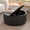 B-Black, variant on PHOYAL 31.5" Fluted Round Coffee Table with Flip Top and Hidden Compartments Storage for Living Room, Black