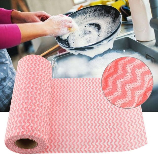Serviette de Cuisine, 50 Pcs Chiffon Jetable Antiadhésif Chiffon de Nettoyage de Cuisine Qualité Inégalée