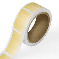 JAM Paper Outdoor Weatherproof Labels, Rectangle, 2 x 3 1/2, Gold, 125 Labels/Roll