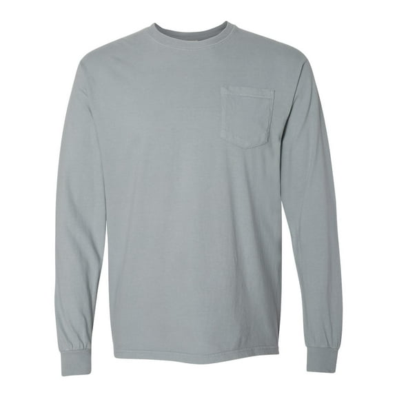 Comfort Colors Garment-Dyed Heavyweight Long Sleeve Pocket T-Shirt