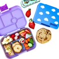 thumbnail image 5 of Yumbox Original 6-Compartment Lunch Box - Lulu Purple, 5 of 5