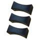 thumbnail image 2 of 3 soportes para palillos con forma de almohada, para cucharas, tenedores y vajilla (negro), 2 of 5
