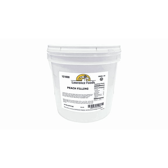 Lawrence Foods Lawrence Foods Deluxe Peach Filling 2 gal. Pail