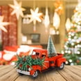 thumbnail image 6 of Holidays Red Car Decoration Christmas Truck Decor for Table Friends Families A, 6 of 8