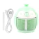 thumbnail image 1 of Humidificador de 300 ml, humidificador de aire con luz nocturna de gran capacidad para escritorio en el hogar, color verde claro, 1 of 8