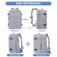 thumbnail image 4 of Mochila coofay ampliable para viajar en avión, 4 of 9