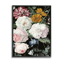 Stupell Industries Traditional Baroque Bouquet Assorted Floral Bloom Design by Naomi McCavitt