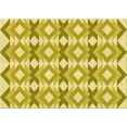 thumbnail image 1 of Ahgly Company Machine Washable Indoor Rectangle Transitional Bold Yellow Area Rugs, 2' x 5', 1 of 7
