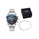 thumbnail image 1 of Relojes De Cuarzo Casuales Impermeables Para Hombre Lab.G Plateado, 1 of 5