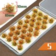 thumbnail image 6 of Rushawy 32 Pieces Modelling Flower Cluster Miniature Flower for Model Building Kits Sand Withered Yellow, 6 of 9