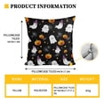 thumbnail image 3 of FOR U DESIGNS Ghost Jack-O'-Lantern Pattern 3 Pack RV Dinette Cushion Covers Halloween Camper Cushion Slipcover Scratch-Resistant Sofa Chair Cover Pillowcase Camper Seat Covers Dinette Booth, 3 of 8