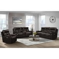 thumbnail image 4 of Elements Campo Power Motion Sofa with Power Motion Head Recliner in Pebble Brown, 4 of 11