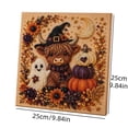 thumbnail image 3 of Halloween Ghost Diamond Painting Kit for Adults - 3D Pearl Art Craft, Spooky Cute DIY Fall Home Decor Wall Art, Seasonal Party Gift for Beginners, 3 of 9