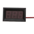 thumbnail image 4 of 2X 2 cables LED rojo pantalla Digital medidor de voltaje voltímetro Motor de coche 2 piezas, 4 of 8