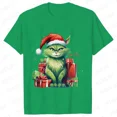 thumbnail image 1 of Señora Año Nuevo manga corta lindo gato estampado Tops moda mujer camisetas camisa tendencia gráfico Navidad regalo ropa femenina camiseta, 1 of 5