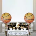 thumbnail image 2 of 12Pack Aluminum Balloon Basketball Shaped For Baby Shower 18 Inch, 2 of 8