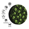 thumbnail image 4 of Naloa Skulls And Cobwebs PVC Leather Spare Tire Wheel Cover for Car Truck SUV Camper Trailer Universal Fit many size17 inch, 4 of 6