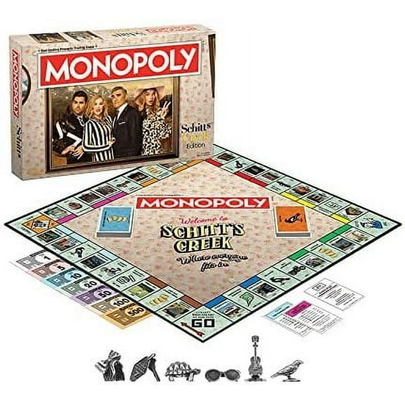 Schitts Creek Collectors Edition Monopoly Board Game | 2-6 Players