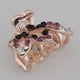 thumbnail image 5 of Pinza para el pelo Yuyangstore con diamantes de imitación mariposa púrpura, 5 of 7