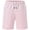 Pink, variant on Men's Swim Trunks Quick Dry Beach Shorts with Zipper Pockets and Mesh Lining Army Green 36