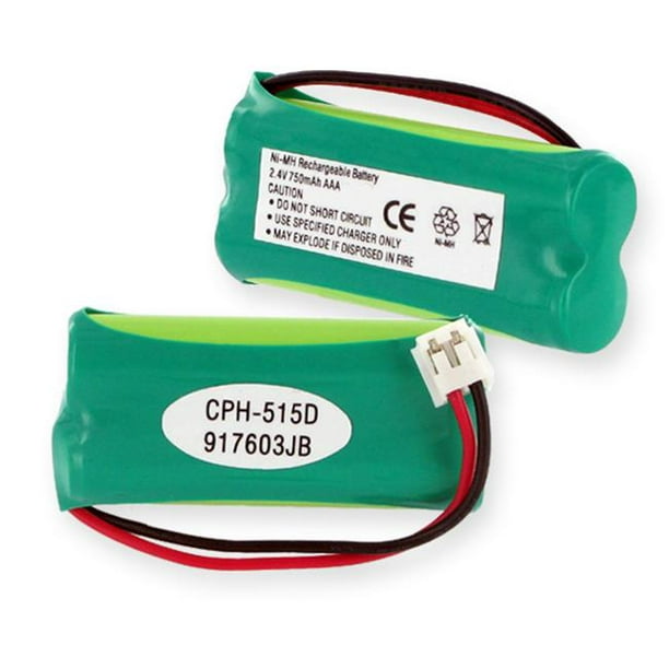 Empire CPH-515D 2.4V 2x AAA Batterie à Hydrure Métallique 750 mAh & D Connecteur - 1,8 watt