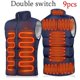 thumbnail image 3 of Chaqueta con calefacción por Usb de 17 áreas para hombre y mujer, chaleco eléctrico calefactor, chaleco calefactor, chaleco calefactor interno con Usb, Veste Chauffante, 3 of 5