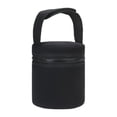 thumbnail image 1 of Bolsa para guardar botellas, portabotellas compacto, soporte para hervidor, calentador y bolsa térmica para gimnasio, senderismo, viajes y caminatas. Negro, 1 of 8