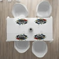 thumbnail image 3 of Ambesonne Pug Place Mats Set of 4, Black and White Head of Dog, Standard Size, Red Blue Black, 3 of 4