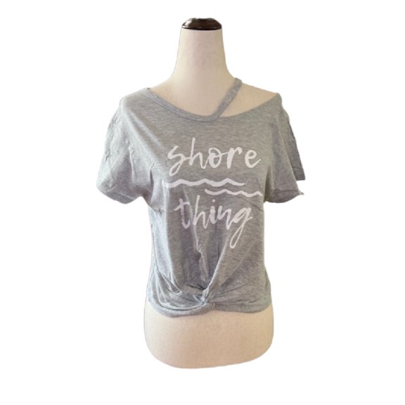 Shore Thing Twisted Knot Crop Top
