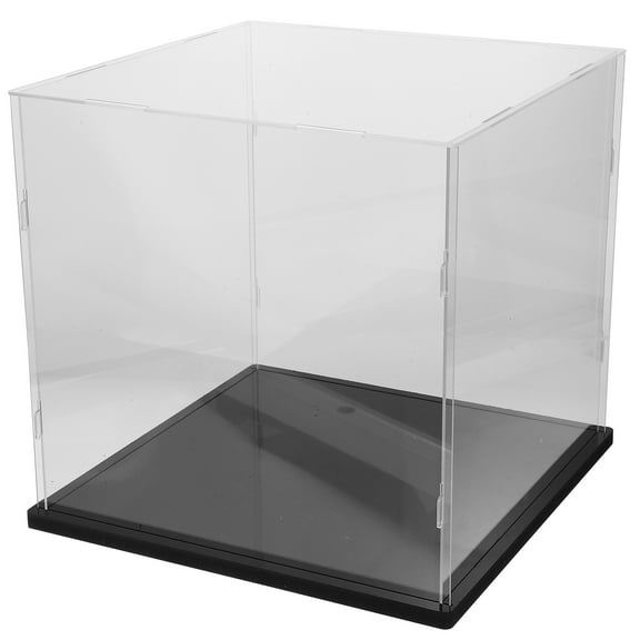 MLINS Doll Display Stand Acrylic Glass Model Storage