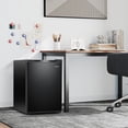 thumbnail image 2 of Costway 2.1 Cu.Ft Small Freezer Compact Freezer with Reversible Single Door Black, 2 of 10