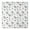 White Cow Milk, variant on White Cow Cloud Pattern Square Fitted Tablecloth with Elastic Edge,Square Table Cover,Washable Elastic Table Cover for Home Kitchen Party Decor 36"x36"