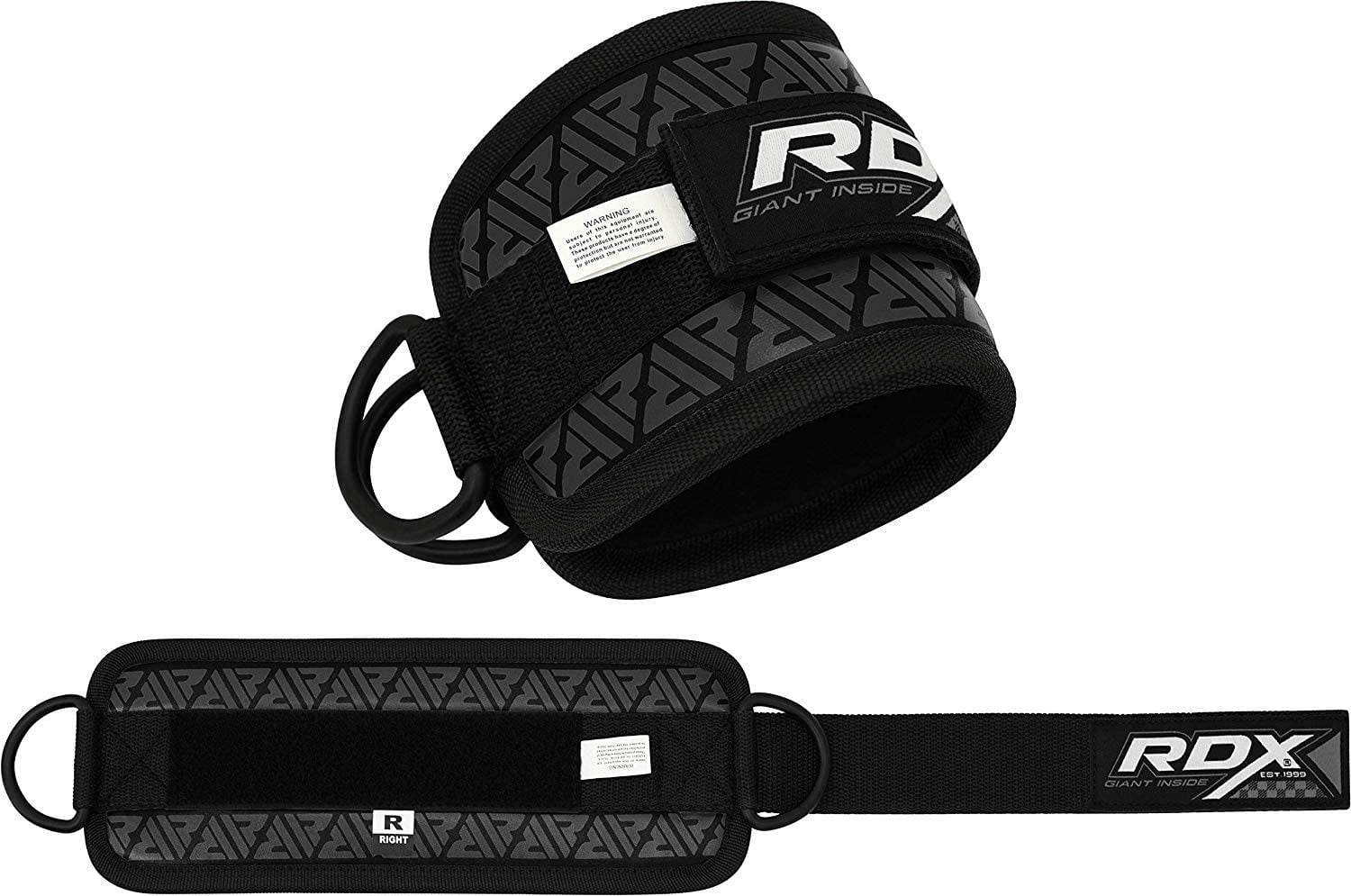 RDX Ankle Strap Multi Gym Cable Attachment D-Ring Leg Thigh Pulley Lifting Wrap 