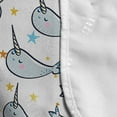 thumbnail image 4 of Narwhal Microwave Oven Cover, Unicorn of the Oceans Pattern in Cartoon Style Composition Colorful Design, Water Resistant Organizer with Pockets for Kitchen, 36" x 12", Multicolor, by Ambesonne, 4 of 4