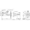 thumbnail image 2 of Wilwood 260-15089 Gs Remote Master Cylinder - .625" Bore, 2 of 3