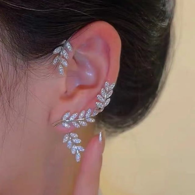 Pendientes colgantes de orejas de mariposa de una sola pieza de alto nivel de súper hada Pendientes colgantes de orejas de temperamento de mujer Accesorios