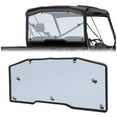 thumbnail image 2 of Kojem Rear Windshield Compatible with 2016-2023 Can-Am Defender HD 5 HD 8 HD 10 MAX Smoke Back Wind Shelter Rear Panel Windscreen (See Detailed Adaptation List), 2 of 4