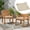 Beige, variant on Outdoor Chair Cushion Covers, 17.7'' X 17.7'' X 2'', Waterproof and Fade-Resistant Outdoor Cushion Cover Replacement for Outdoor Slipcovers,Rattan Chair Sofa & Lounge Seat, Dark Gray