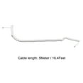 thumbnail image 2 of Teléfono Auricular Cable, 4P4C 16.4 Pies Espiral Fija Línea Teléfono Auricular Cable para Casa u Oficina Blanco, 2 of 5
